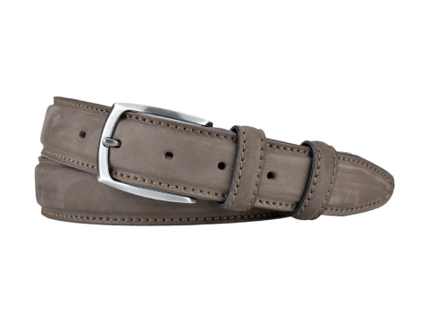 GAROT N°15 | Dress belt for men | Luxury suede mens belt. 1707