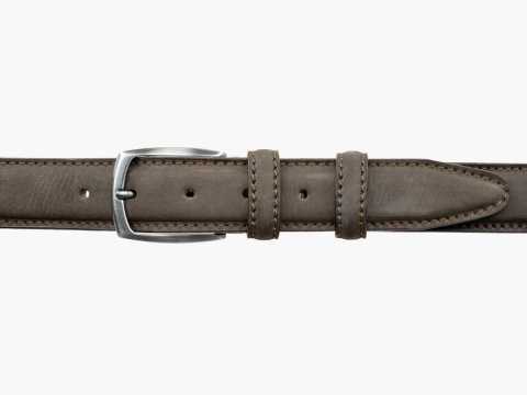 GAROT N°15 | Dress belt for men | Luxury suede mens belt. 1708
