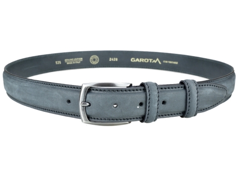 GAROT N°15 | Dress belt for men | Luxury suede mens belt. 1712