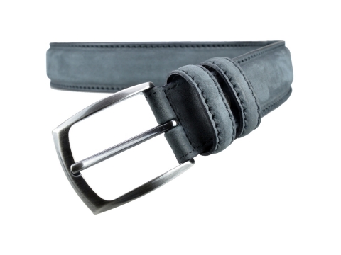 GAROT N°15 | Dress belt for men | Luxury suede mens belt. 1715