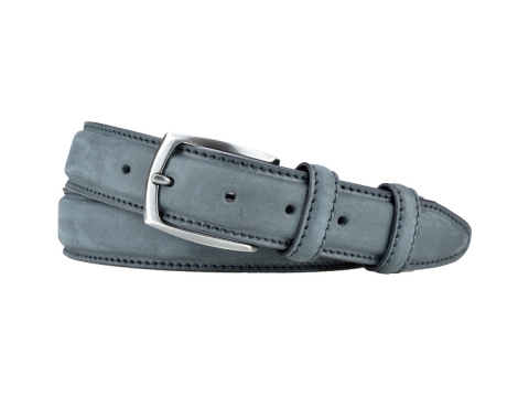 GAROT N°15 | Dress belt for men | Luxury suede mens belt. 1716