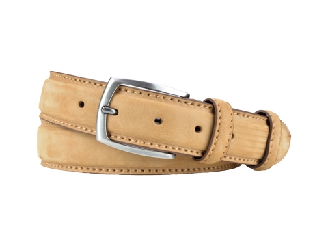 GAROT N°15 | Dress belt for men | Luxury suede mens belt. 1717