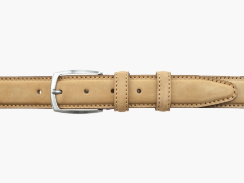 GAROT N°15 | Dress belt for men | Luxury suede mens belt. 1718