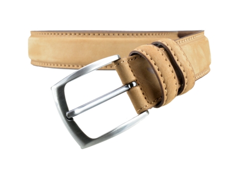 GAROT N°15 | Dress belt for men | Luxury suede mens belt. 1719