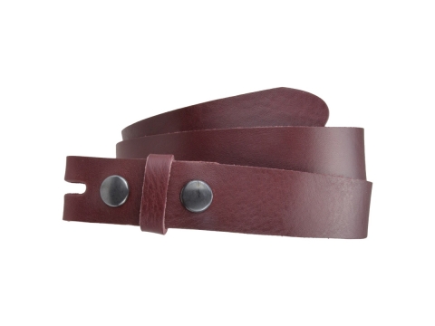 Bull Leather strap 1-3/16'' (30mm) ready to adapt your belt buckles 1748