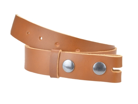 Bull Leather strap 1-3/16'' (30mm) ready to adapt your belt buckles 1751