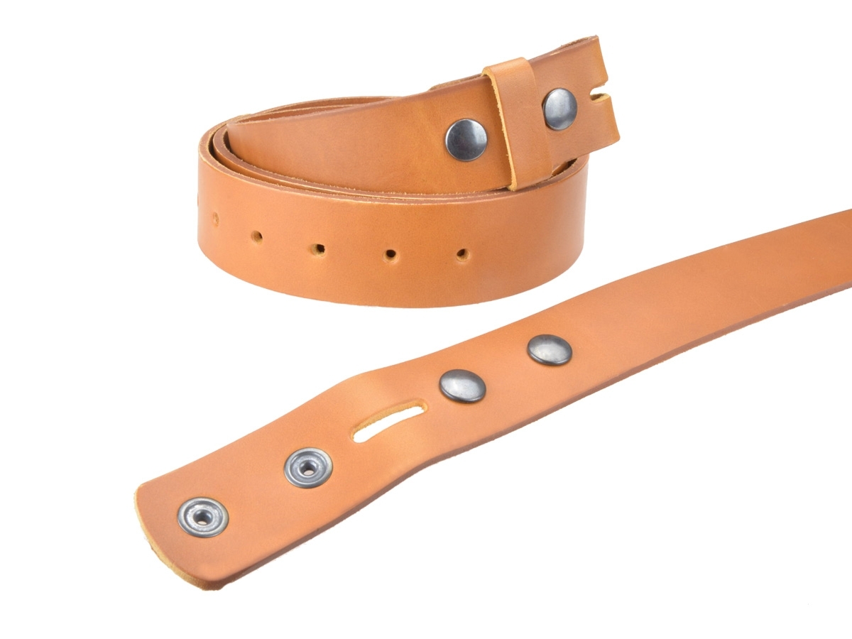 Bull Leather strap 1-1/2'' (40mm) ready to adapt your belt buckles 1788