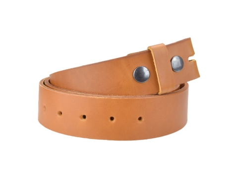 Bull Leather strap 1-1/2'' (40mm) ready to adapt your belt buckles 1789