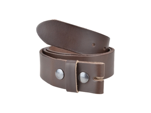 Bull Leather strap 1-1/2'' (40mm) ready to adapt your belt buckles 1791