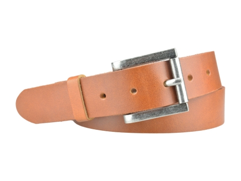 Jeans belt for Women 35F03 medium width ★ Roller buckle 1839