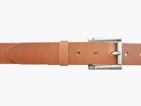 Jeans belt for Women 35F03 medium width ★ Roller buckle 1842