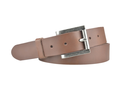 Jeans belt for Women 35F03 medium width ★ Roller buckle 1844