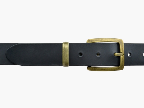 Jeans belt for Women 35F05 medium width ★ Brass finish 1866