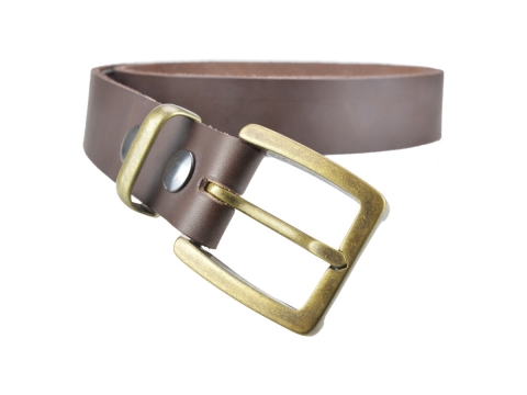Jeans belt for Women 35F05 medium width ★ Brass finish 1873