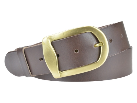 Jeans belt for Women 40F08 ★ Brass buckle 2108