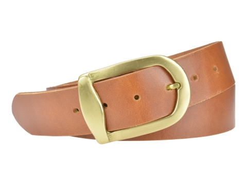 Jeans belt for Women 40F08 ★ Brass buckle 2111