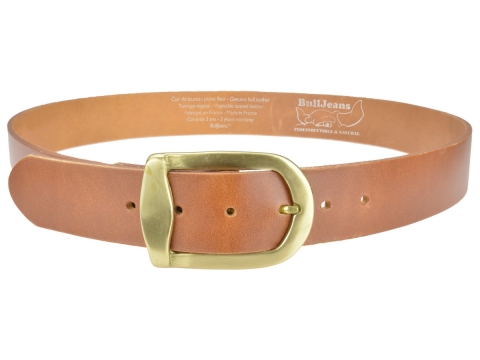 Jeans belt for Women 40F08 ★ Brass buckle 2112