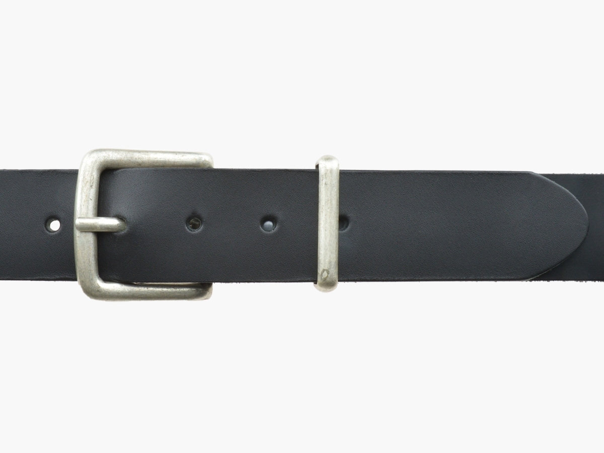 GAROT Jeans belt 4007 for Men ★ Square old silver buckle 2490