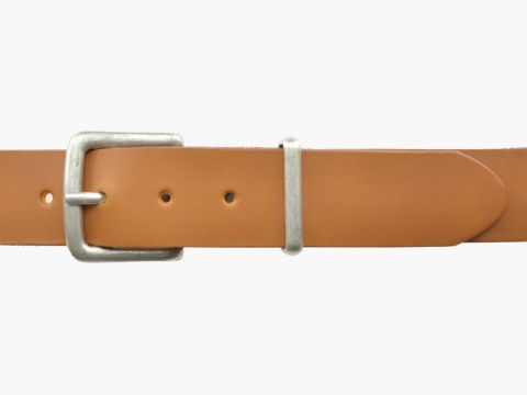 GAROT Jeans belt 4007 for Men ★ Square old silver buckle 2499