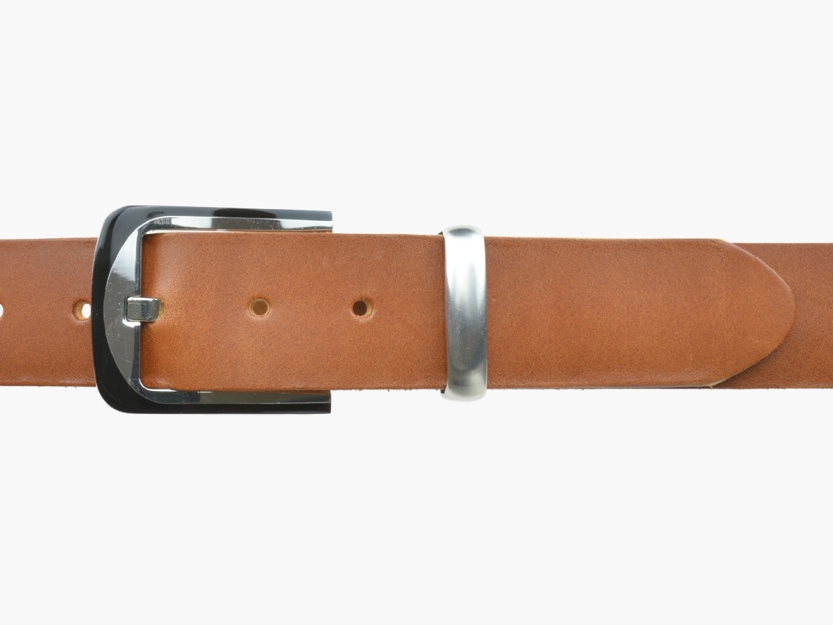 GAROT Jeans belt 4008 for Men ★ Bi color buckle 2513