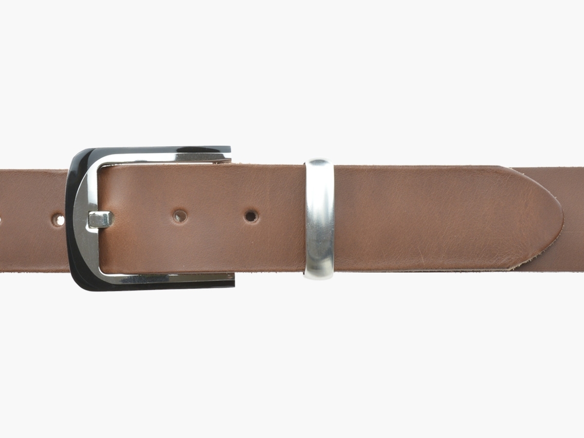 GAROT Jeans belt 4008 for Men ★ Bi color buckle 2514