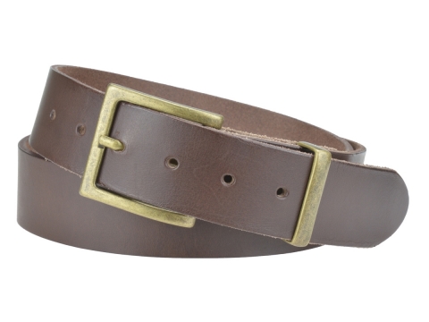 GAROT Jeans belt 4011 for Men ★ Brass finish buckle 2567