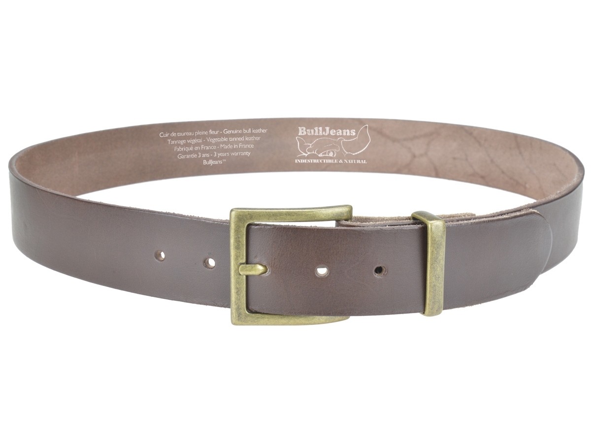 GAROT Jeans belt 4011 for Men ★ Brass finish buckle 2568