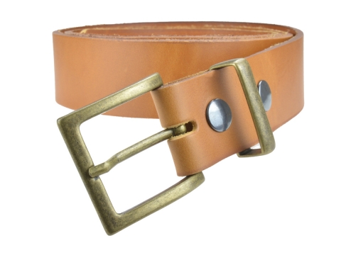 GAROT Jeans belt 4011 for Men ★ Brass finish buckle 2571