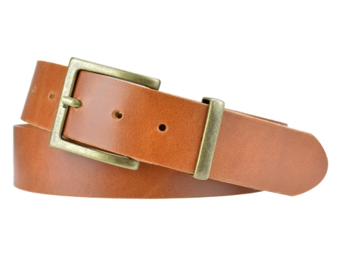 GAROT Jeans belt 4011 for Men ★ Brass finish buckle 2575