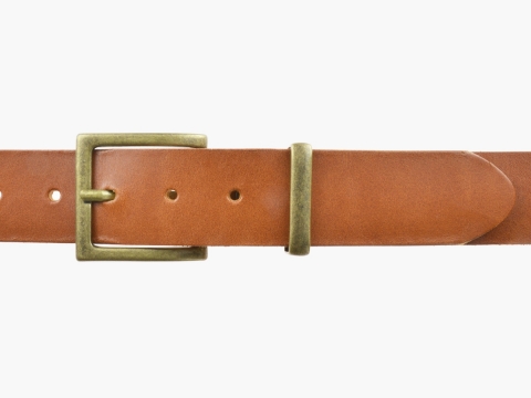 GAROT Jeans belt 4011 for Men ★ Brass finish buckle 2577