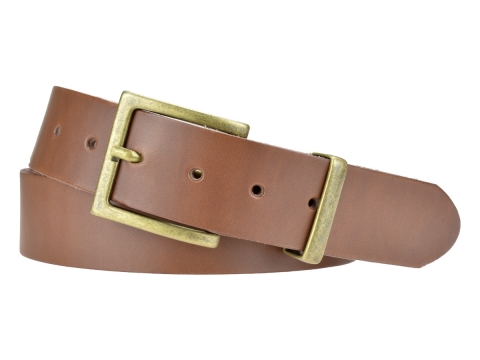 GAROT Jeans belt 4011 for Men ★ Brass finish buckle 2582