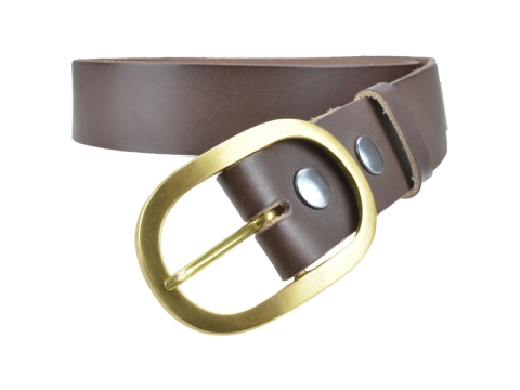 GAROT Jeans belt 4014 for Men ★ Solid brass buckle 2635