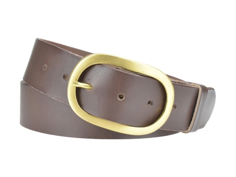 GAROT Jeans belt 4014 for Men ★ Solid brass buckle 2636