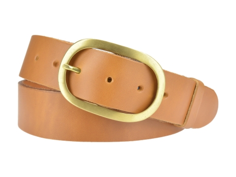 GAROT Jeans belt 4014 for Men ★ Solid brass buckle 2641