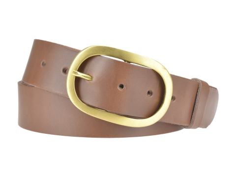 GAROT Jeans belt 4014 for Men ★ Solid brass buckle 2652